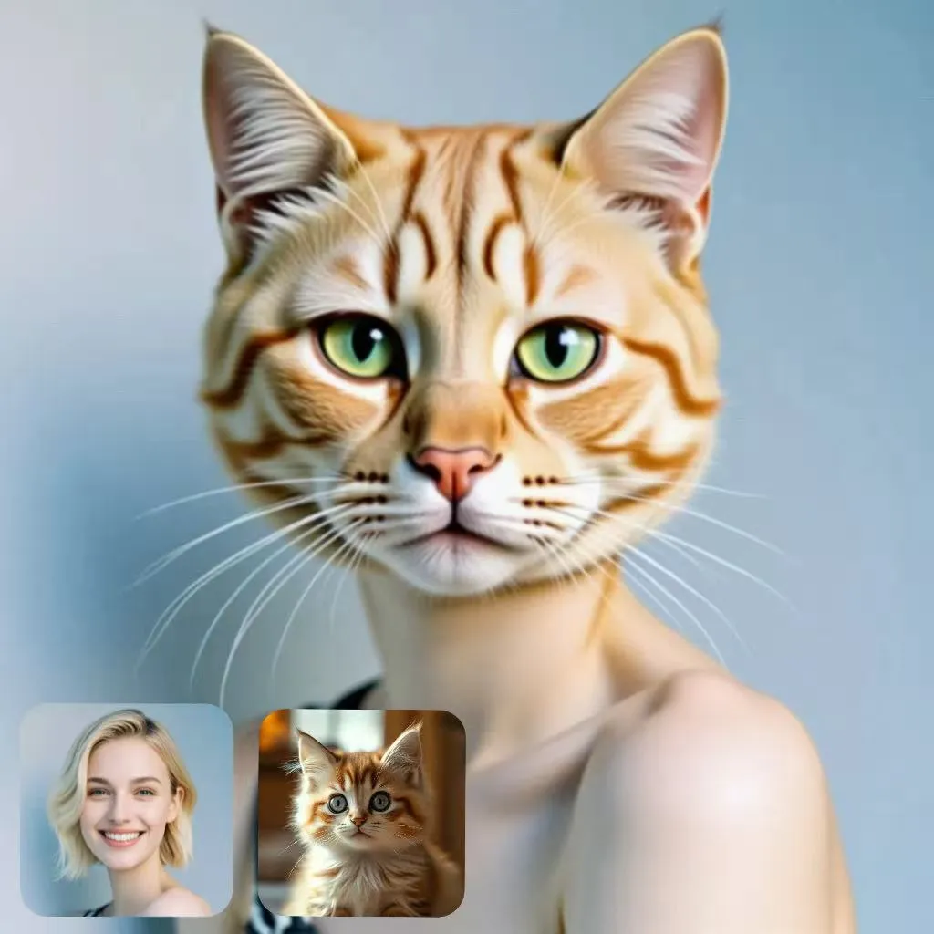 Swap Head with Animal