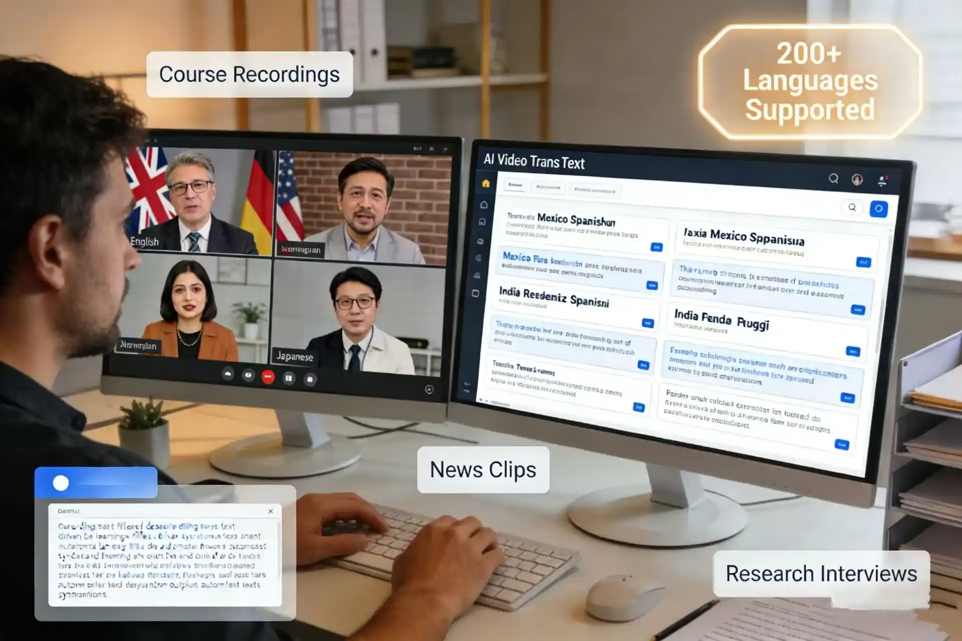 High-Precision Speech Recognition and Writing