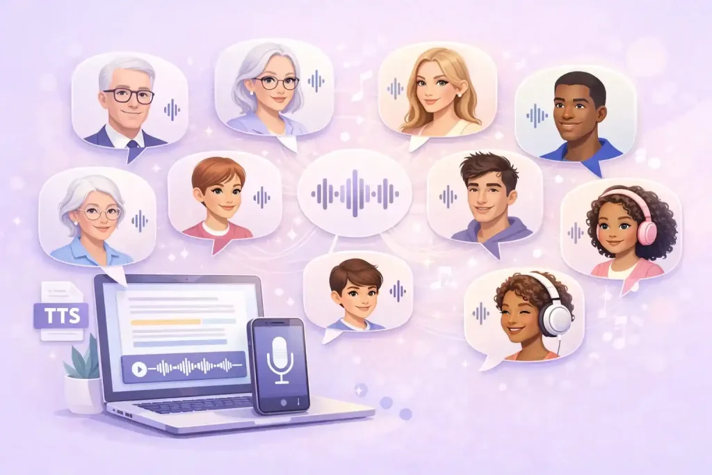 200+ AI Voices with Natural, Realistic Sound