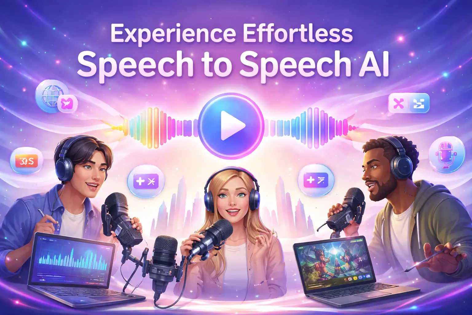 Speech to Speech AI Voice Converter - Transform Any Voice in Real-Time