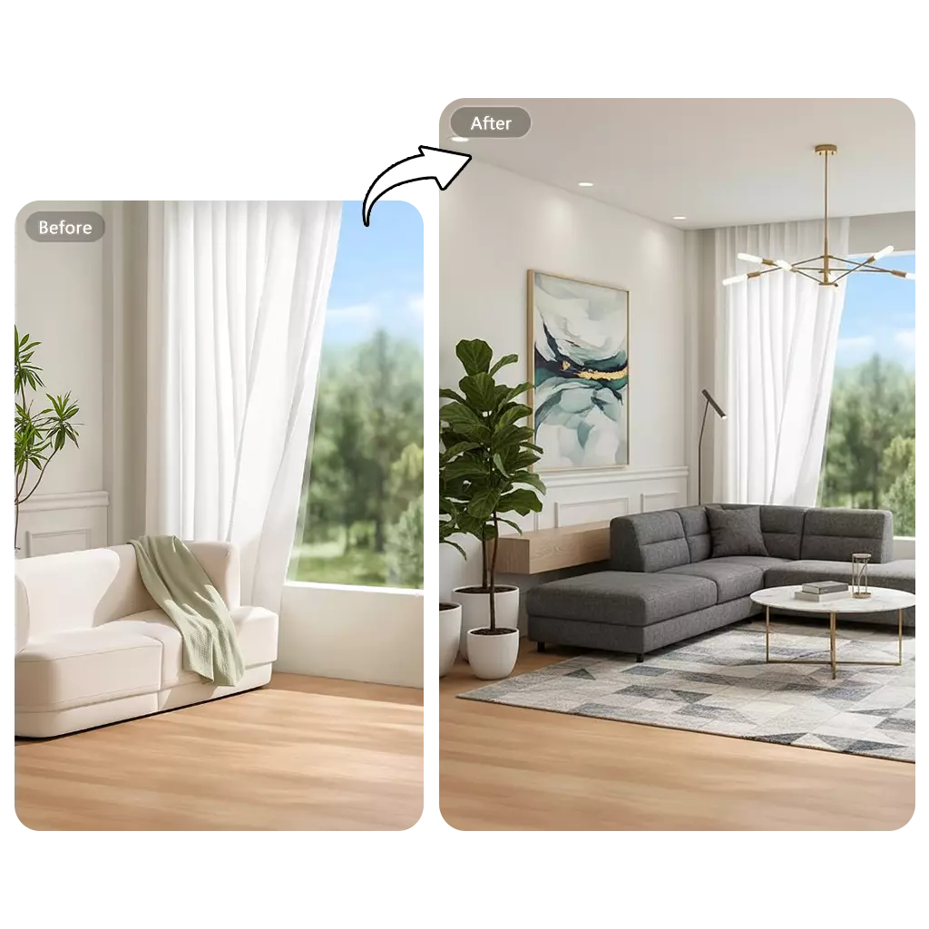 AI Virtual Staging