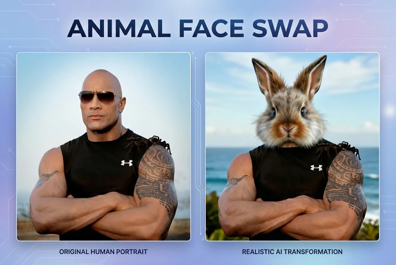 How to Create Animal Face Swap with AI Tools